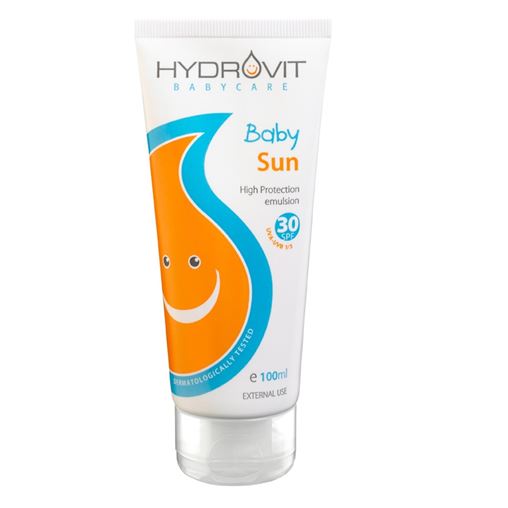 HYDROVIT Baby Sun Emulsion SPF30 Παιδικό Αντηλιακό Γαλάκτωμα για Πρόσωπο - Σώμα 100ml