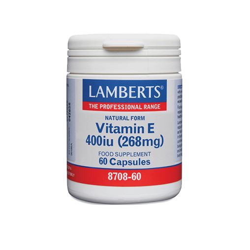 Lamberts Vitamin E 400iu Natural Σκεύασμα Φυσικής Βιταμίνης Ε 60Caps