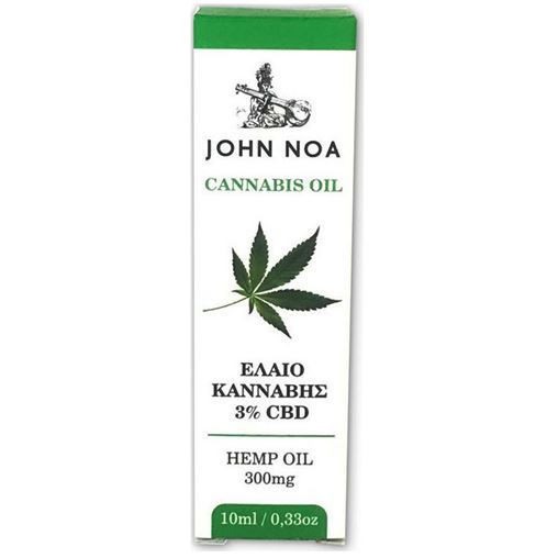 John Noa Cannabis Oil 3% CBD Έλαιο Κάνναβης 10ml