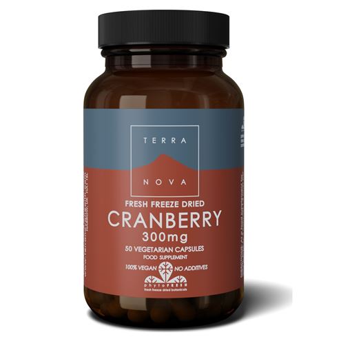 Terranova Cranberry Fresh Freezed Dried 300mg για Υγιές Ουροποιητικό 50caps