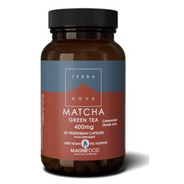 TERRANOVA Matcha Green Tea 400mg Βοηθά στον Έλεγχο του Σωματικού Βάρους, 50caps TERRANOVA Αδυνάτισμα