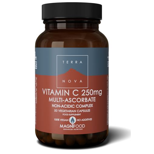 Terranova Vitamin C 250mg Multi Ascorbate Complex 50caps