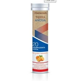 Genecom Terra Anosia για την Ενίσχυση του Ανοσοποιητικού Γεύση Πορτοκάλι 20tabs Αναβράζοντα TERRA Ανοσοποιητικό