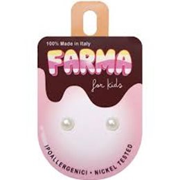 Farma Bijoux Υποαλλεργικά Σκουλαρίκια Πέρλες Λευκές 3mm (BEP3C50),1 Ζευγάρι  Κοσμήματα-Αξεσουάρ