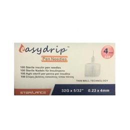  Easy Drip Βελόνες Ινσουλίνης 4mm 100τμχ  Σκαρφιστηρες