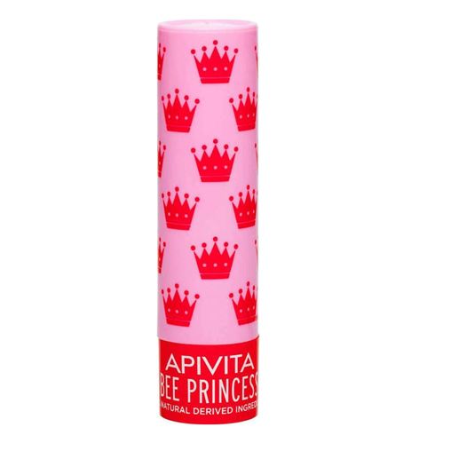 Apivita Lip Care Bee Princess Bio-Eco Balm Χειλιών με Βερίκοκο & Μέλι & 100% φυσική σύνθεση, 4.4 gr
