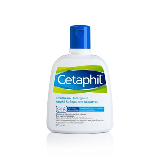 Cetaphil Απαλό Καθαριστικό Δέρματος για Κανονικό, Ξηρό ή Ευαίσθητο Δέρμα, 250ml