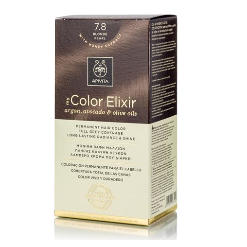 Βαφή μαλλιών Apivita My Color Elixir 7.8 Ξανθό Περλέ