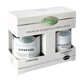 Power Health Platinum Livapure 30tabs & Δώρο Vitamin C 1000mg 20tabs POWER Προστασία 'Ηπατος