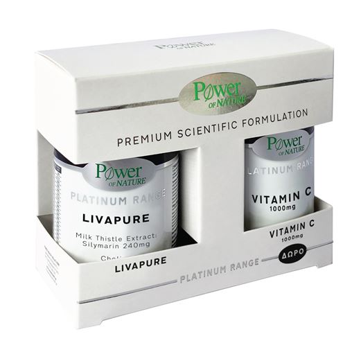 Power Health Platinum Livapure 30tabs & Δώρο Vitamin C 1000mg 20tabs