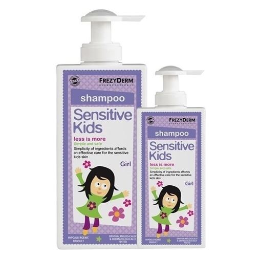 Frezyderm Sensitive Kids Shampoo Girl 200ml & Δώρο 100ml Επιπλέον