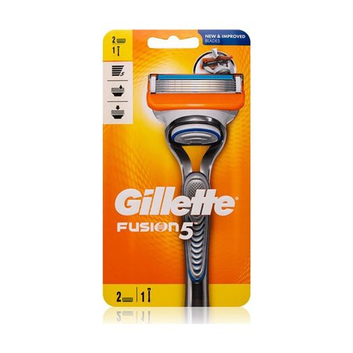 Gillette Fusion5 Ανδρική Ξυριστική Μηχανή & 2 Ανταλλακτικές Κεφαλές