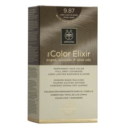 Apivita My Color Elixir 9.87 Ξανθό Πολύ Ανοιχτό Περλέ Μπεζ 125ml APIVITA Βαφές Μαλλιών
