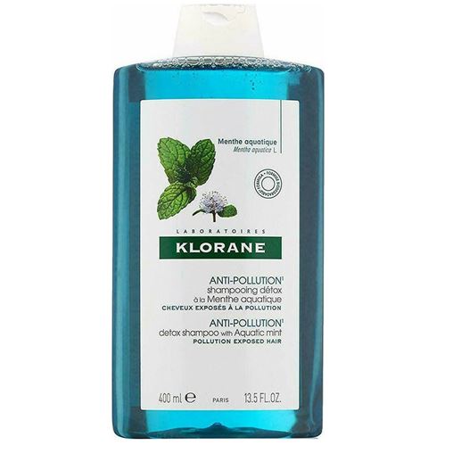 KLORANE Aquatic Mint Σαμπουάν Αποτοξίνωσης από την Ρύπανση με Υδάτινη Μέντα BIO (400ml)
