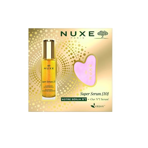NUXE Super Serum 10 Συμπύκνωμα Αντιγήρανσης 30ml & Δώρο Πλάκα Μασάζ Προσώπου