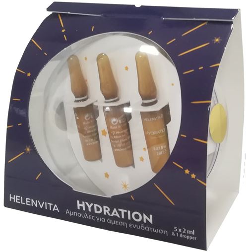 HELENVITA Promo Hydration Αμπούλες για Άμεση Ενυδάτωση 5x2ml & Dropper 1τμχ