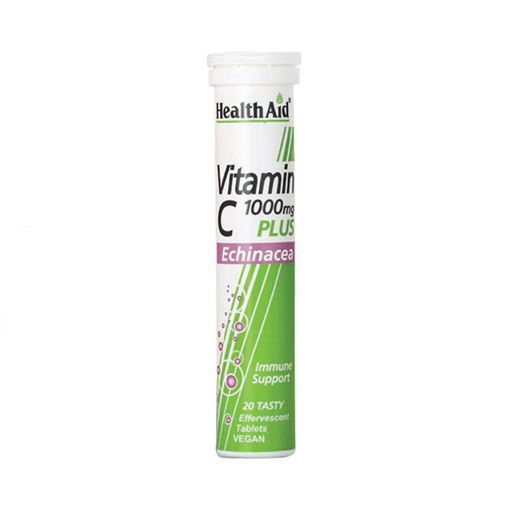 Health Aid Vitamin C Plus Echinacea Λεμόνι 20 αναβράζοντα δισκία