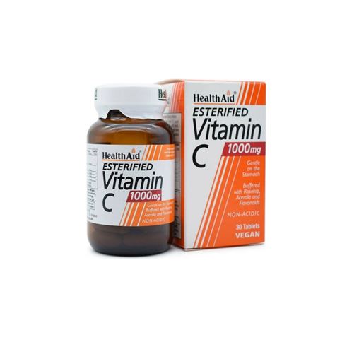 Health Aid Esterified Vitamin C 1000mg Βιταμίνη C με Μορφή Ασκορβικού Ασβεστίου, 30tabs