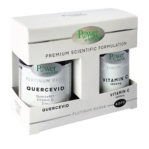POWER HEALTH PLATINUM RANGE QUERCEVID 30caps + ΔΩΡΟ VITAMIN C 1000mg 20tabs