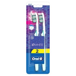 ORAL B ΟΔ/ΒΟΥΡΤΣΑ 3D WHITE DUO 35M 1X2  Οδοντόβουρτσες