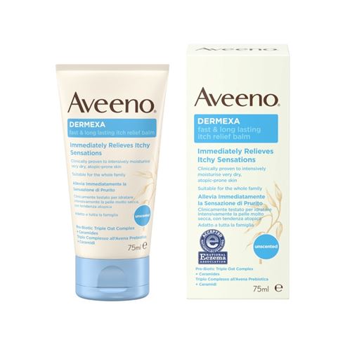 Aveeno Fast & Long Lasting Itch Relief Balm Για τον Κνησμό, 75ml