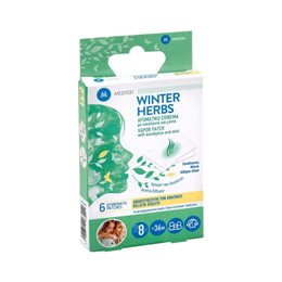 Medisei Winter Herbs Επίθεμα Mε Ευκάλυπτο 6 τεμάχια MEDISEI Ρινική Αποσυμφόρηση