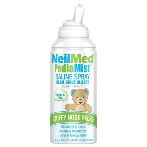 Neil Med Pediamist Saline Ρινικό Σπρέι με Φυσιολογικό Ορό για Βρέφη και Παιδιά, 75ml