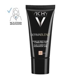Vichy Dermablend Fluid Corrective Foundation 16HR Nude 25 SPF35 Διορθωτικό Μακιγιάζ 30ml. VICHY Μακιγιάζ