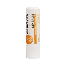 Βάλσαμο Χειλιών Macrovita Apitherapy SPF20 με Πρόπολη & Βιταμίνη Ε 4,8gr MACROVITA Σκασμένα Χείλη