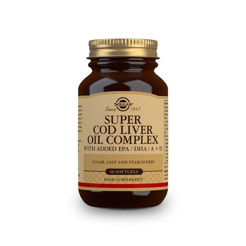 Solgar Super Cod Liver Oil Complex, 60 Μαλακές Κάψουλες