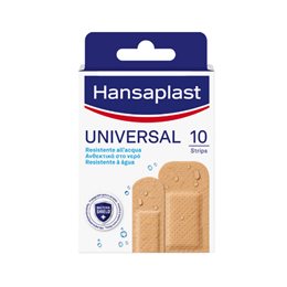 Hansaplast Universal Αδιάβροχα Αυτοκόλλητα Επιθέματα 10 τμχ HANSAPLAST Αυτοκόλλητα Επιθέματα Μικροτραυμάτων