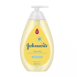 Johnson's Baby Σαμπουάν-Αφρόλουτρο 2σε1 Top to Toe Wash Αφρόλουτρο & Σαμπουάν 500ml JOHNSON BABY Αφρόλουτρα
