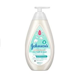 Johnson's Baby CottonTouch 2 σε 1 Αφρόλουτρο & Σαμπουάν 500ml JOHNSON BABY Αφρόλουτρα