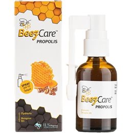 Beezcare Propolis Spray Συμπλήρωμα Διατροφής σε Μορφή Spray με Πρόπολη για τον Ερεθισμένο Λαιμό 30ml  Πονόλαιμος-Βήχας