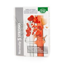Esi Normolip 5 Strong, Συμπλήρωμα Διατροφής για Φυσιολογικά Επίπεδα Χοληστερόλης 24 δισκία ESI Χοληστερίνη-Τριγλυκερίδια