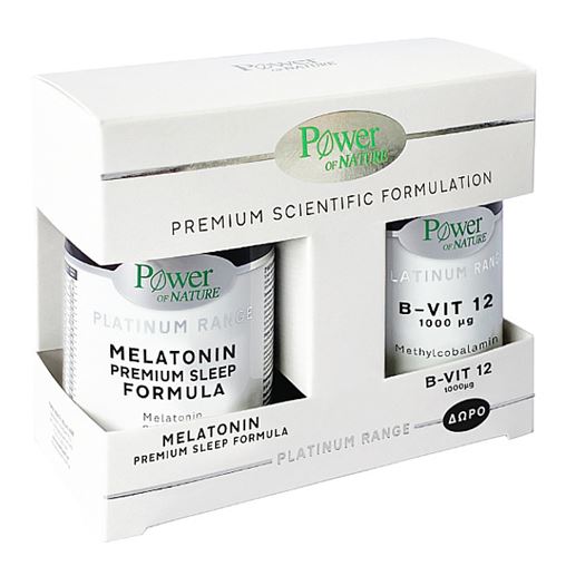 Power Health Platinum Range Melatonin Premium Sleep Formula 30caps & Δώρο B-Vit 12 1000mg 20tabs