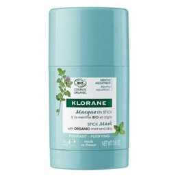 Klorane Aquatic Mint Μάσκα Στικ με Υδάτινη Μέντα & Άργιλο για Μικτό-Λιπαρό Δέρμα 25 gr KLORANE Μασκες
