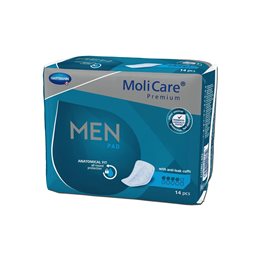 Hartmann MoliCare Premium Men Pad Ανδρικές Σερβιέτες Ακράτειας Κανονικής Ροής 4 Σταγόνες 14Τμχ. HARTMANN Πάνες Ακράτειας