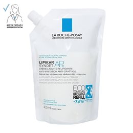La Roche-Posay Lipikar Syndet AP+ Refill Κρεμώδες Αφρόλουτρο Για Το Ξηρό Δέρμα Με Τάση Ατοπίας 400ml LA ROCHE POSAY Ενυδάτωση Προσώπου-Σώματος