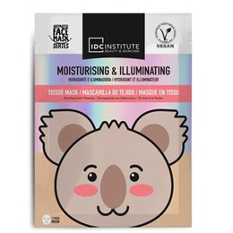 IDC Institute Vegan Cute Animals Animated Koala Μάσκα Προσώπου για Ενυδάτωση Λάμψη 25gr  Μασκες
