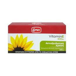 Lanes Vitamin E 400IU-268mg Συμπλήρωμα Διατροφής 30tabs LANES Bιταμίνη E