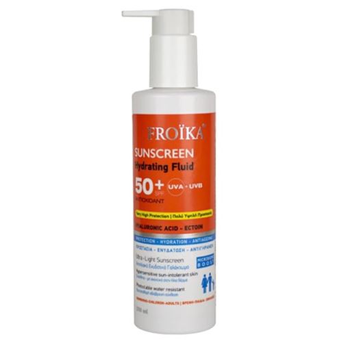 Froika Sunscreen Hydrating Fluid SPF50+ Ενυδατικό Γαλάκτωμα Σώματος 250ml