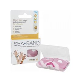 SEA-BAND Βραχιόλι Ναυτίας Παιδικό Ροζ Χ 2 Τμχ SEA-BAND Ναυτία