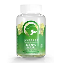 IvyBears Men's Hair Συμπλήρωμα Διατροφής για Υγιή Μαλλιά για Άνδρες, 60 Ζελεδάκια Αρκουδάκια  Τριχόπτωση