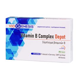 Viogenesis Vitamin B Complex Depot 60tabs VIOGENESIS Ανοσοποιητικό