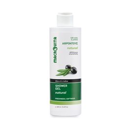 Macrovita Shower Gel Natural Αφροντούζ με Λάδι Ελιάς & Μολόχα 250ml. MACROVITA Αφρόλουτρα