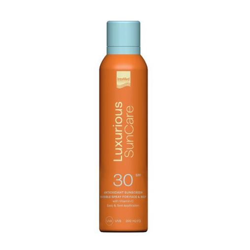 Intermed Luxurious Sun Care Antioxidant Sunscreen Invisible Spray Face & Body SPF30 200 ml