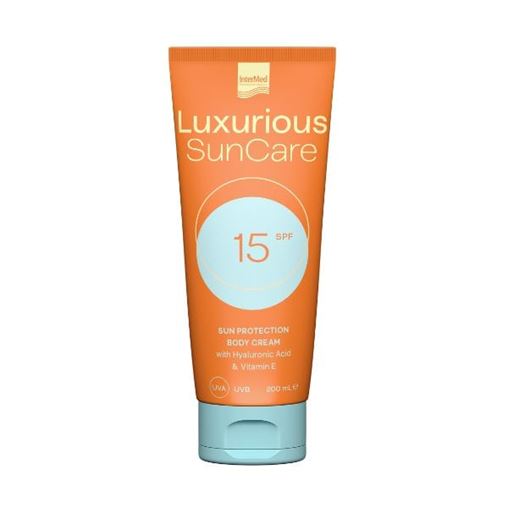 Intermed Luxurious Sun Care Body Cream SPF15 Αντηλιακή Κρέμα Σώματος, 200ml