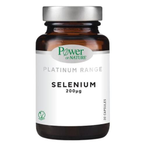 Power of Nature Platinum Range Selenium 200 μg 30 φυτικές κάψουλες