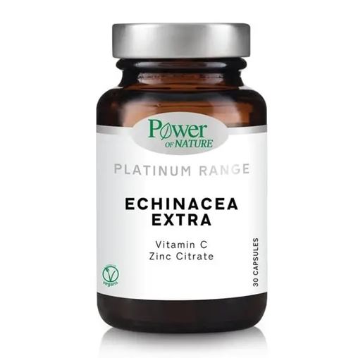 Power of Nature Platinum Range Echinacea Extra with Vitamin C & Zinc 30 veg.caps